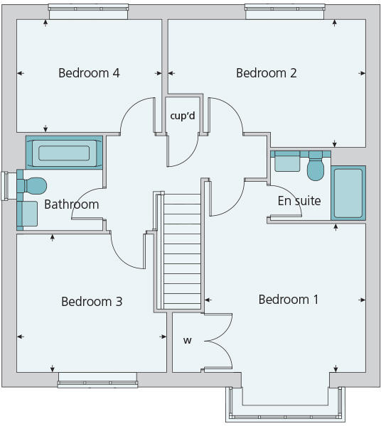 First floor plan