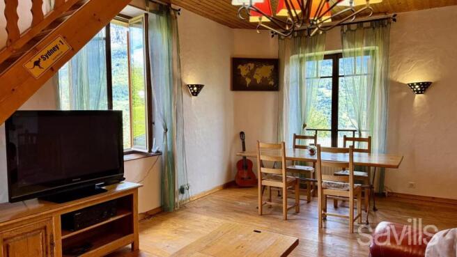 Reception room village house Courchevel