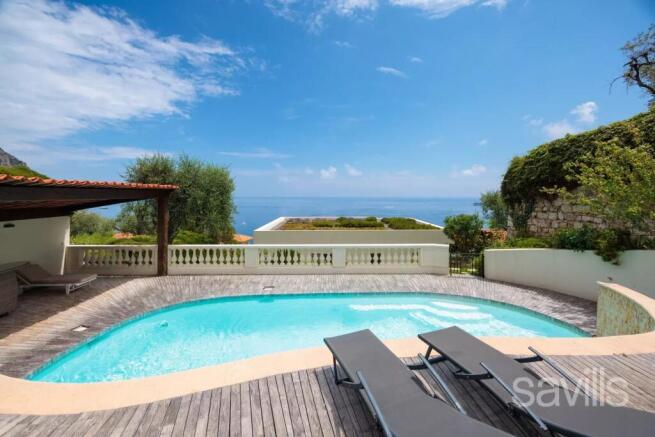 Sea view swimming pool