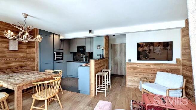 Ling room apartment ski-in/ski-out