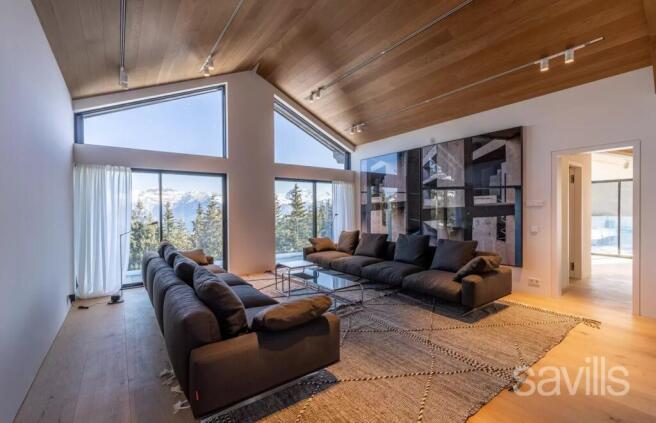 Reception room apartment Courchevel