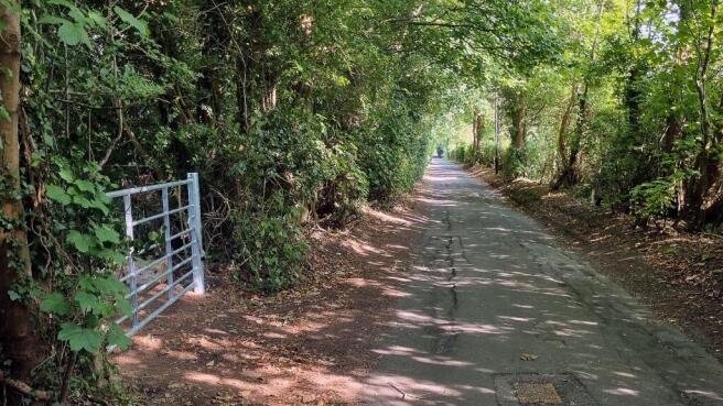 Road frontage.