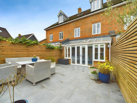 Rear of house