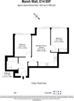 Apartment 3309, 67, Harcourt Tower, Marsh Wall - l