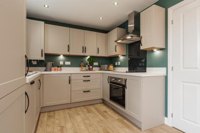 Interior view of the kitchen in our Moresby 3 bed home