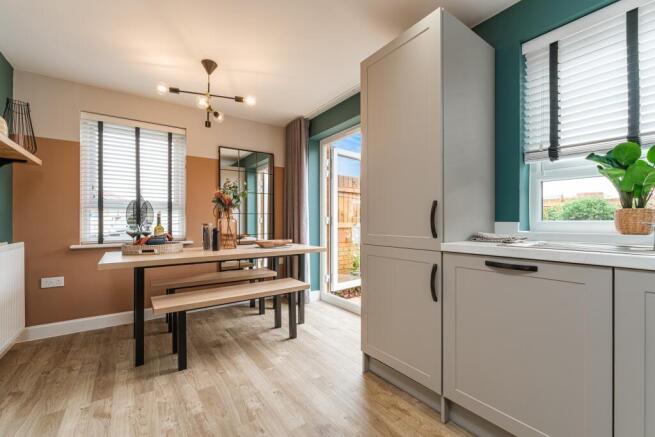Interior view of the kitchen in our Moresby 3 bed home