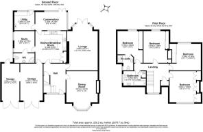 Unapproved floorplan 319 Station Road, Dorridge, S