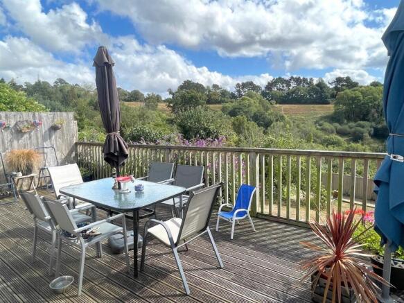 View from Decking