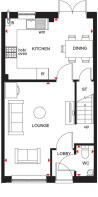 Ground floor of the Maidstone 3 bedroom home