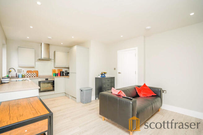 Living area and kitc