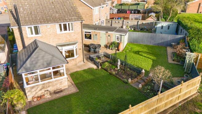 Rear Garden Elevated