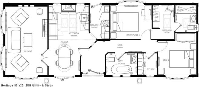 50x20 Floor Plans