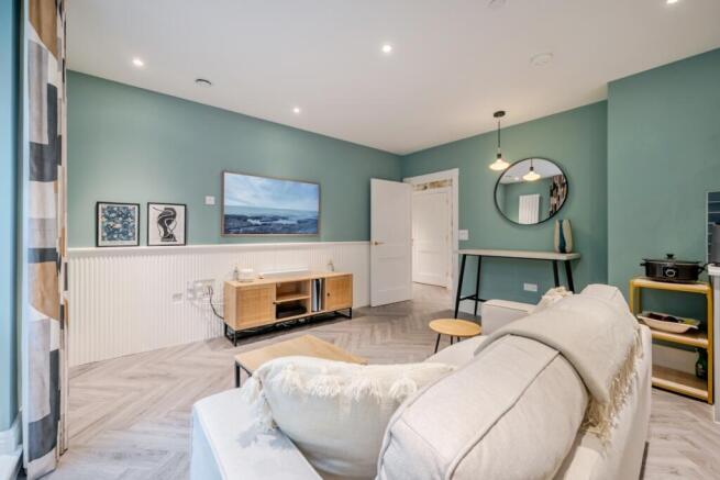 Open plan kitchen...