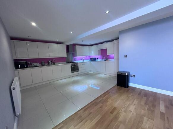 Open plan kitchen
