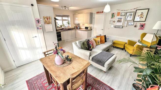 Open Plan Living/Dining and Kitchen