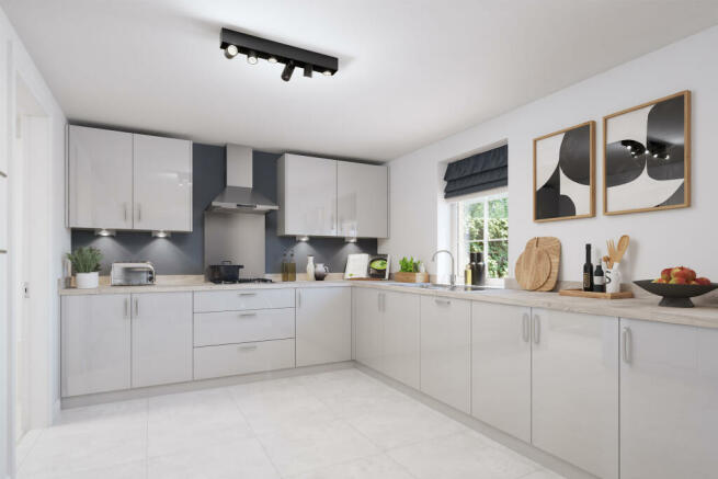 Kitchen in four bedroom home