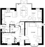 Bradgate Standard Ground Floorplan