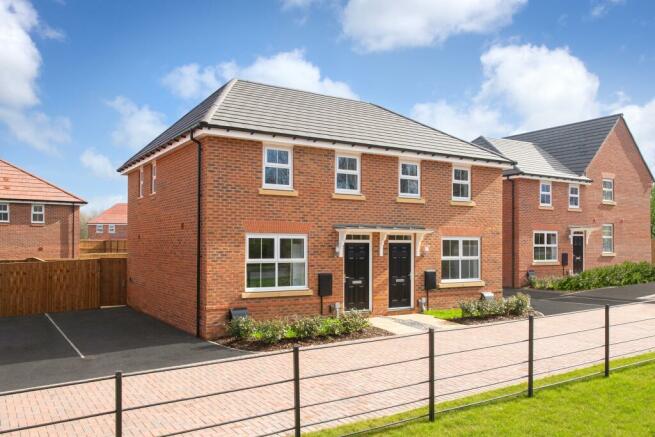 External View of Archford House Type at Orchard Meadows Development