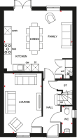 GROUND FLOOR PLAN THE WILBURTON