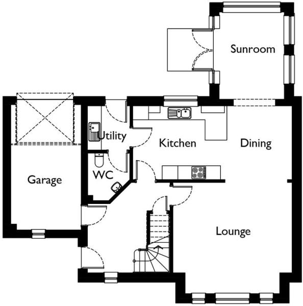 Ground floor open