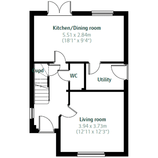 3 bedroom detached house for sale in Meadowfields Close