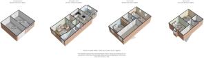 3 Castle gate 3D Floorplan