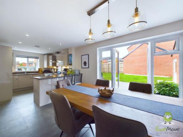 Kitchen and dining area - Emily Dimelow Ewemove Wh