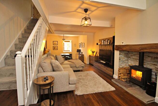 Living open to Dining Room