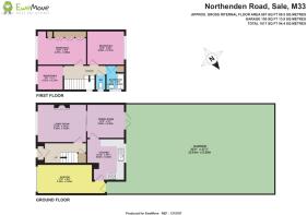 2D Floorplan including Garden - EweMove Sale