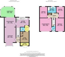 Willaston Drive - 2D Floor Plan 
