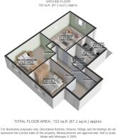 3D Floor Plan - Princes Court