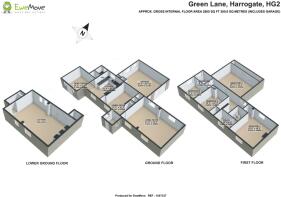 Rossett House Green Lane Harrogate 3D Floorplan