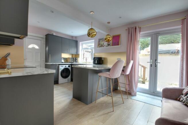 Open Plan Kitchen Dining Living room area