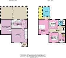 2D Floor Plan - Outline Walls Plan