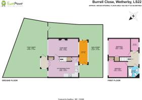 13 Burrell Close 2DG Floor Plan
