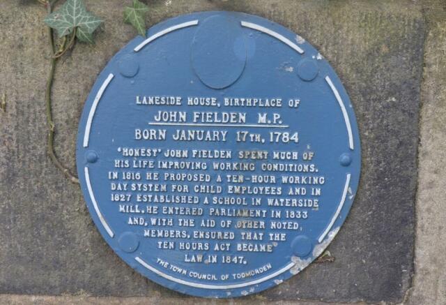 Heritage blue plaque