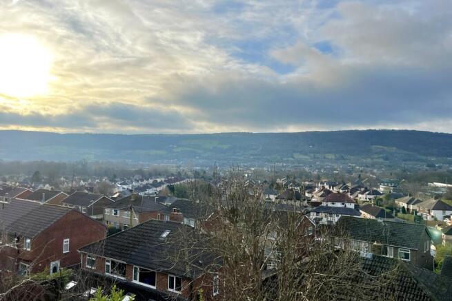 Stunning panoramic Chevin view from Bedroom 1