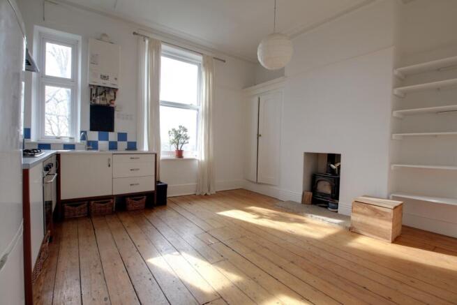 Potential for a combined living room and dining ki