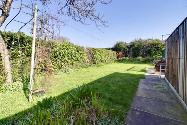 Long rear garden