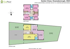 EweMove Knaresborough Garten Close 2DG Floor Plan