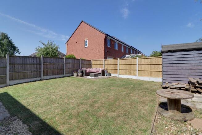 View of rear garden 