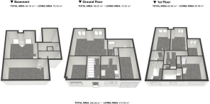 Parkhead Close - 3D Floorplan - EweMove Wakefield