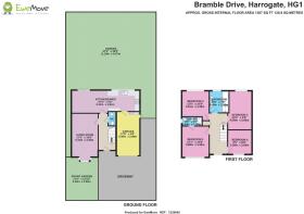 EweMove Harrogate 2D Plot Plan