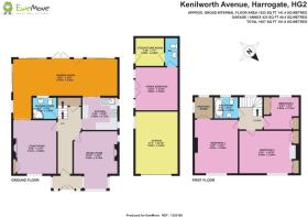 EweMove Harrogate 2D Floor Plan