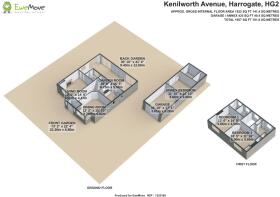 EweMove Harrogate 3D Plot Plan