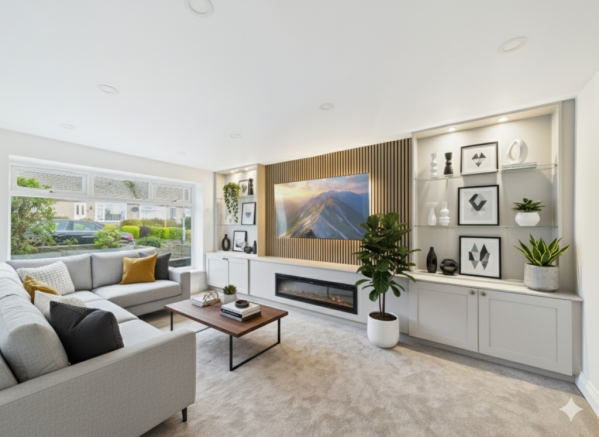 Living Room - This image has been digitally enhanc