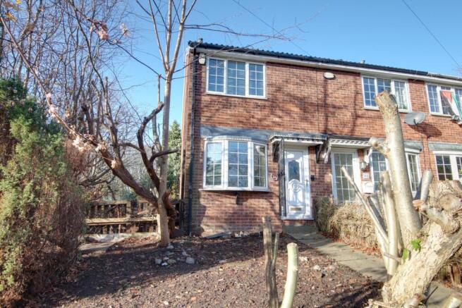 The front of the property