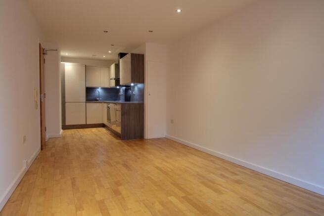 Living room and kitchen areas