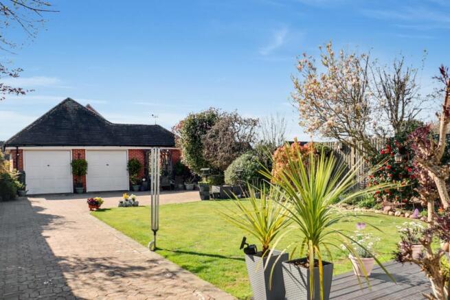 Garden and garage