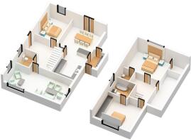 EweMove Estate Agents Scunthorpe Floorplan 3D
